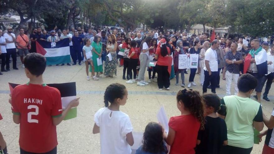 Acto en solidaridad con el pueblo palestino el domingo en Ibiza