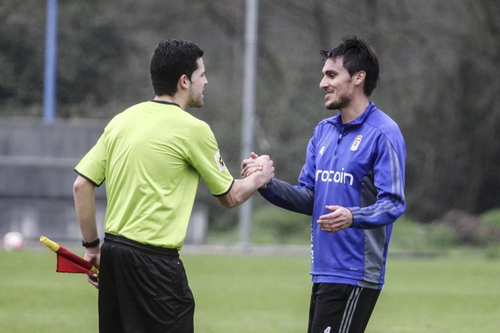 Entrenamiento del Real Oviedo en El Requexón