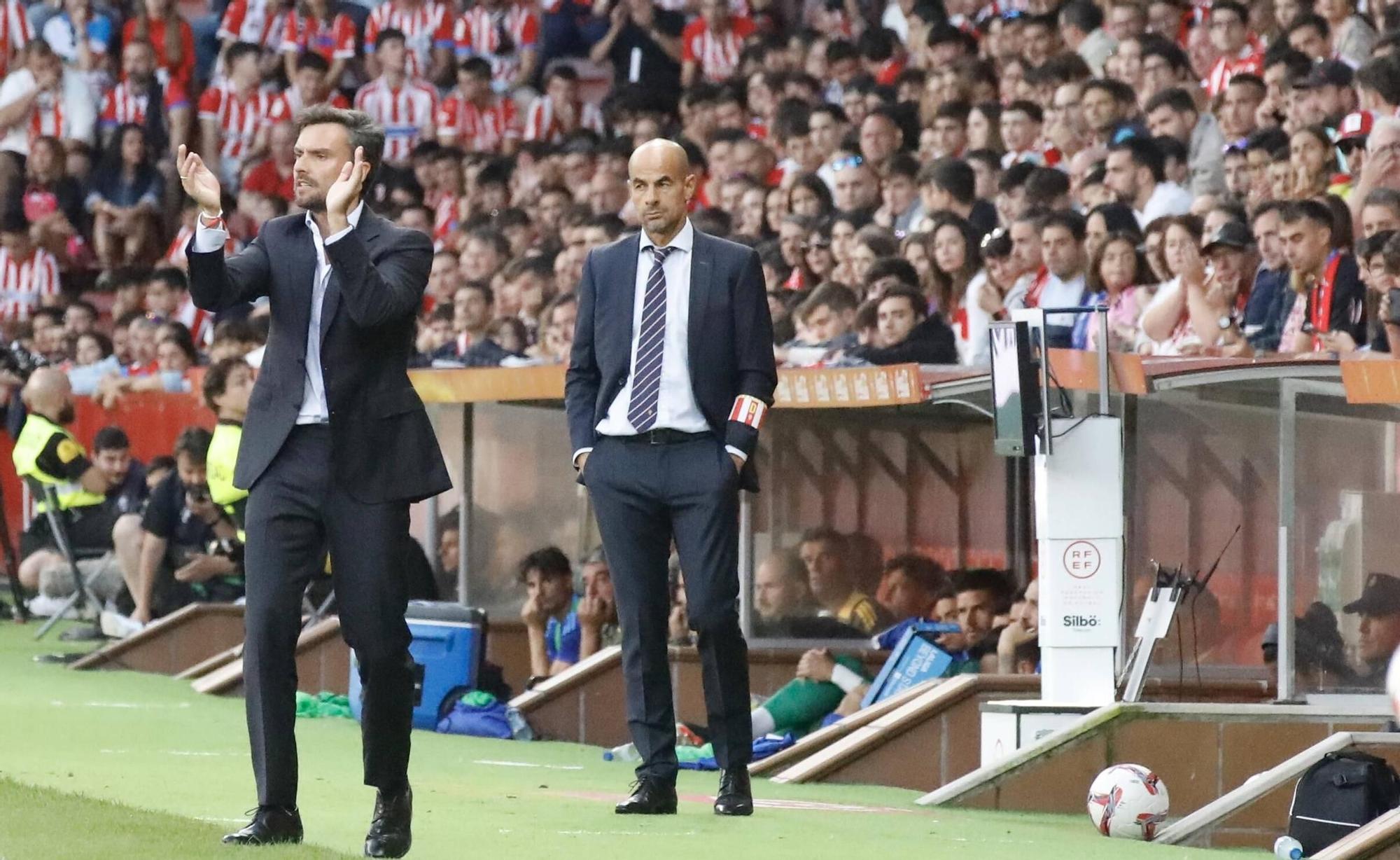 Derbi asturiano: las imágenes del partido entre el Sporting y el Oviedo en El Molinón