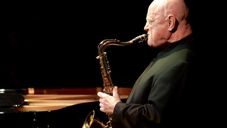 El saxofonista Don Menza, a la celebració del Dia Internacional del Jazz a Girona