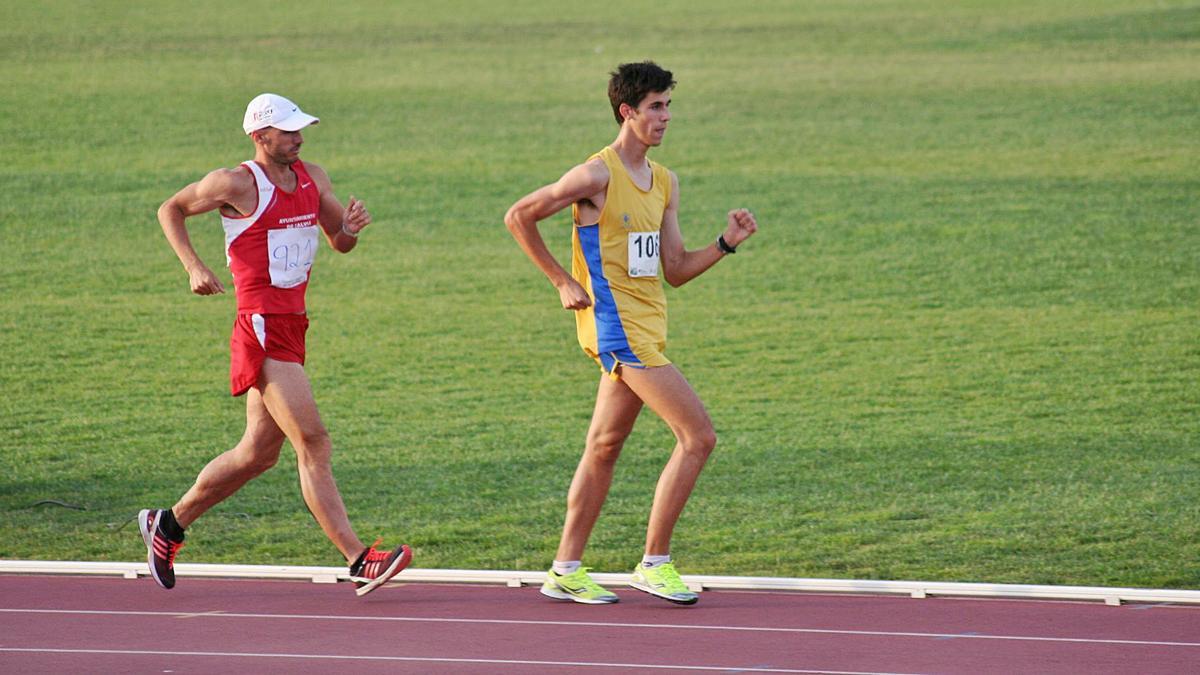 El atleta ibicenco, en una prueba en 2012.   