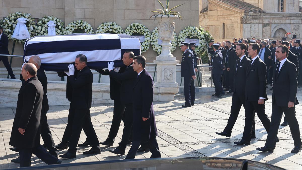 Funeral del rey Constantino de Grecia en Atenas