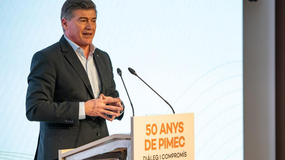 El president de Pimec, Antoni Cañete