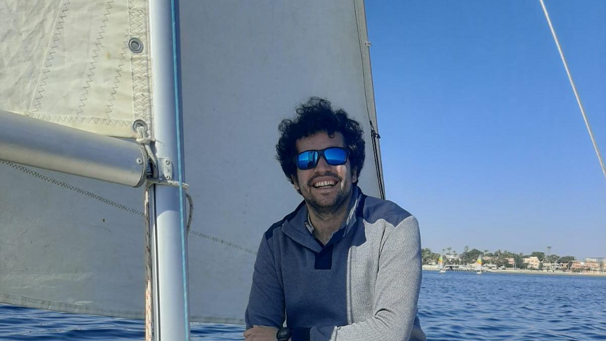 Enrique Rey, autor de ‘Melón con jamón’ e instructor en la escuela de vela Socaire.