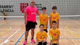 El Club Voleibol Arenas de Gandia Cafetería Virginia, en el Nacional benjamín