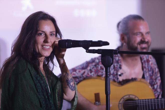 La Mari, durante el encuentro