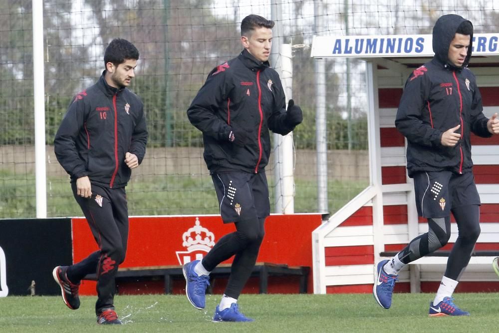 Entrenamiento del Sporting