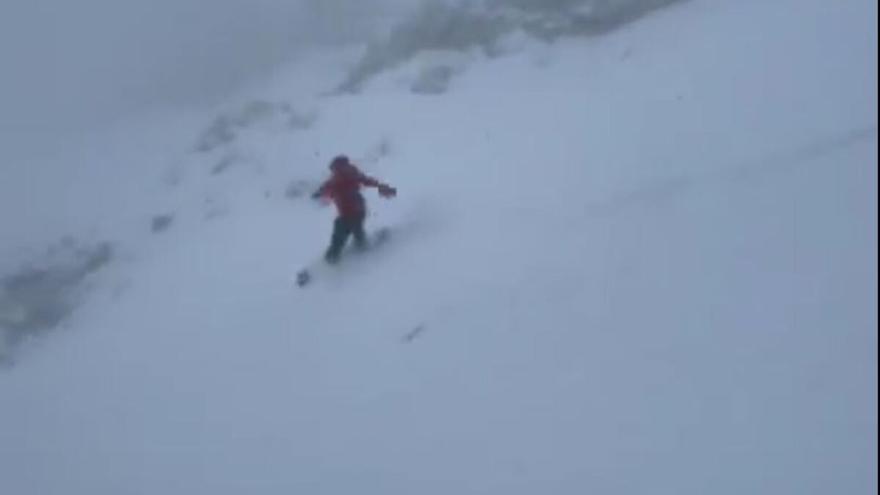 La Serra de Tramuntana, como una pista de esquí
