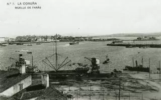 Carrusel de imágenes históricas del puerto de A Coruña