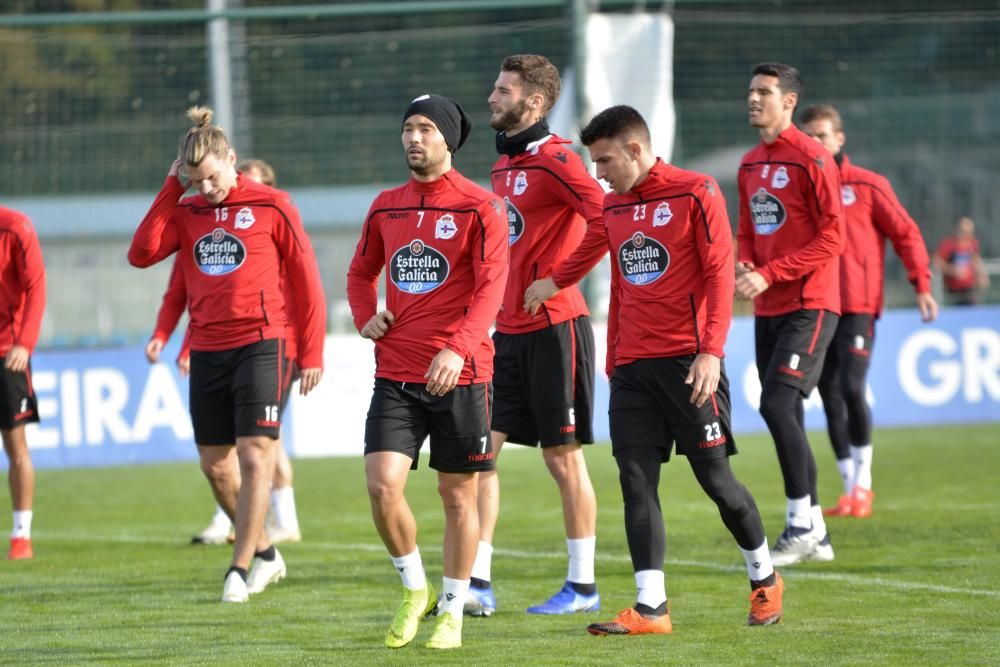 La plantilla deportivista regresa a los entrenamientos para comenzar a preparar la visita del Numancia el sábado a Riazor.