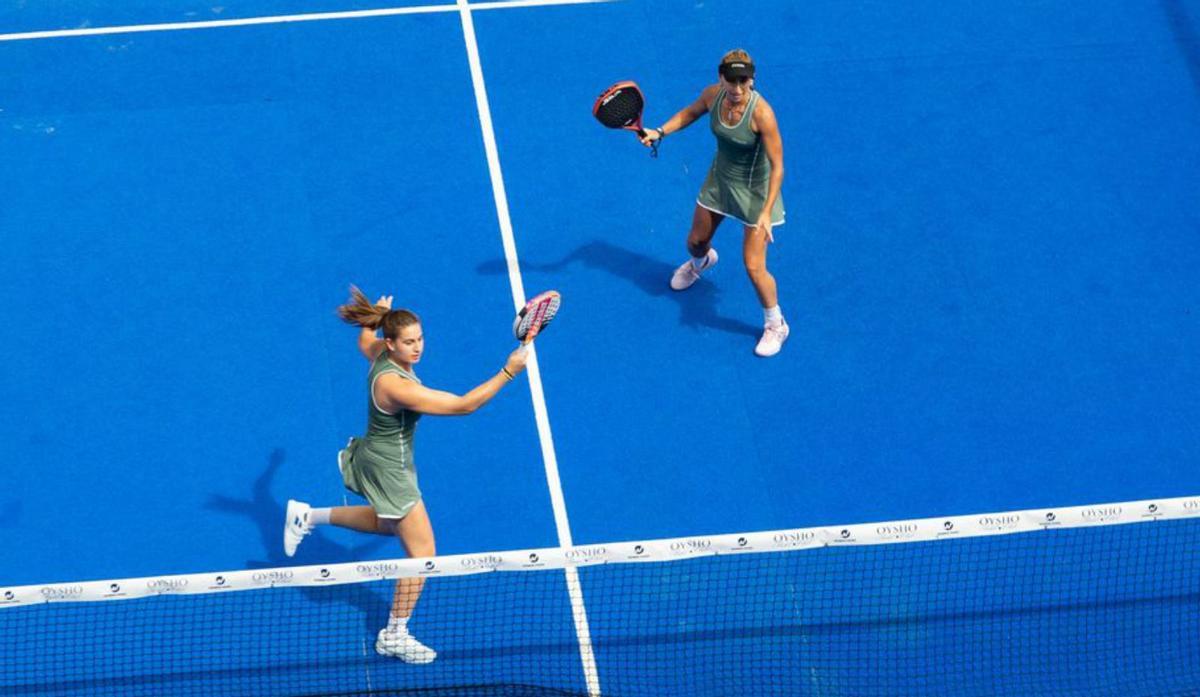 Jugadoras en el torneo de Women Padel Oysho en A Coruña.