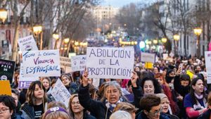 Manifestación feminista en 2023.