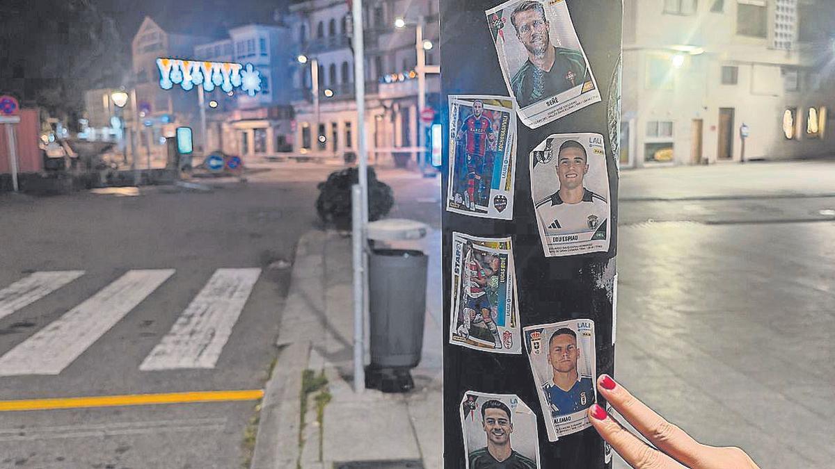 Un poste de Segunda División en Cangas.
