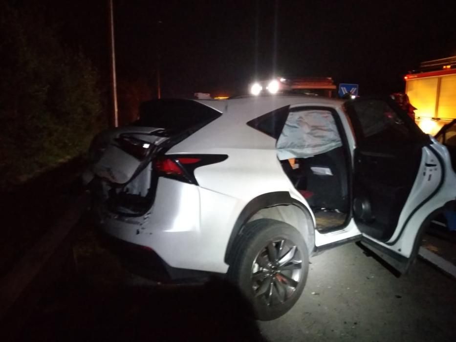 Un kamikaze fallece y deja cinco heridos tras sembrar el pánico en la autopista "Y"