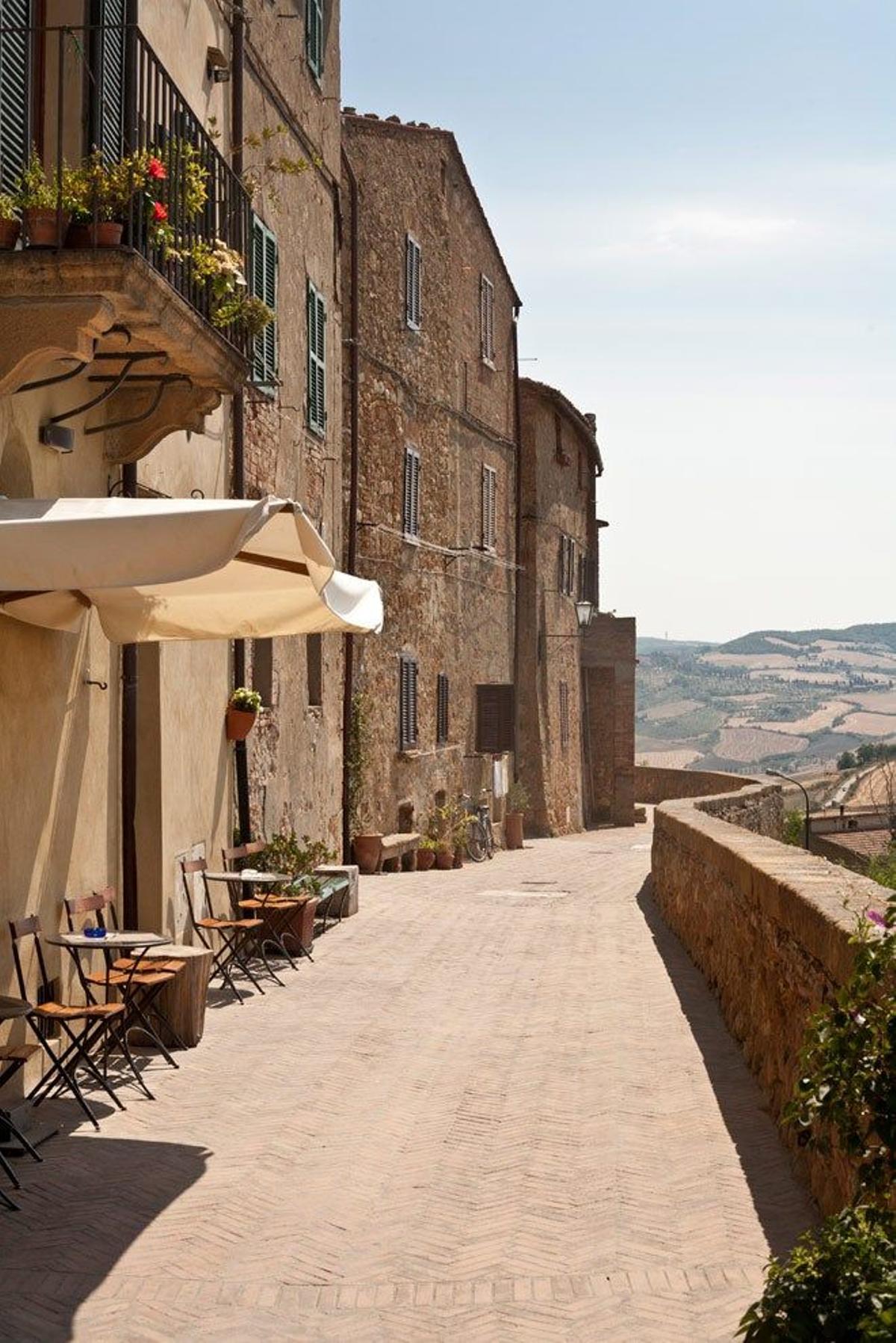 Calle en lo más alto de San Gimignano.