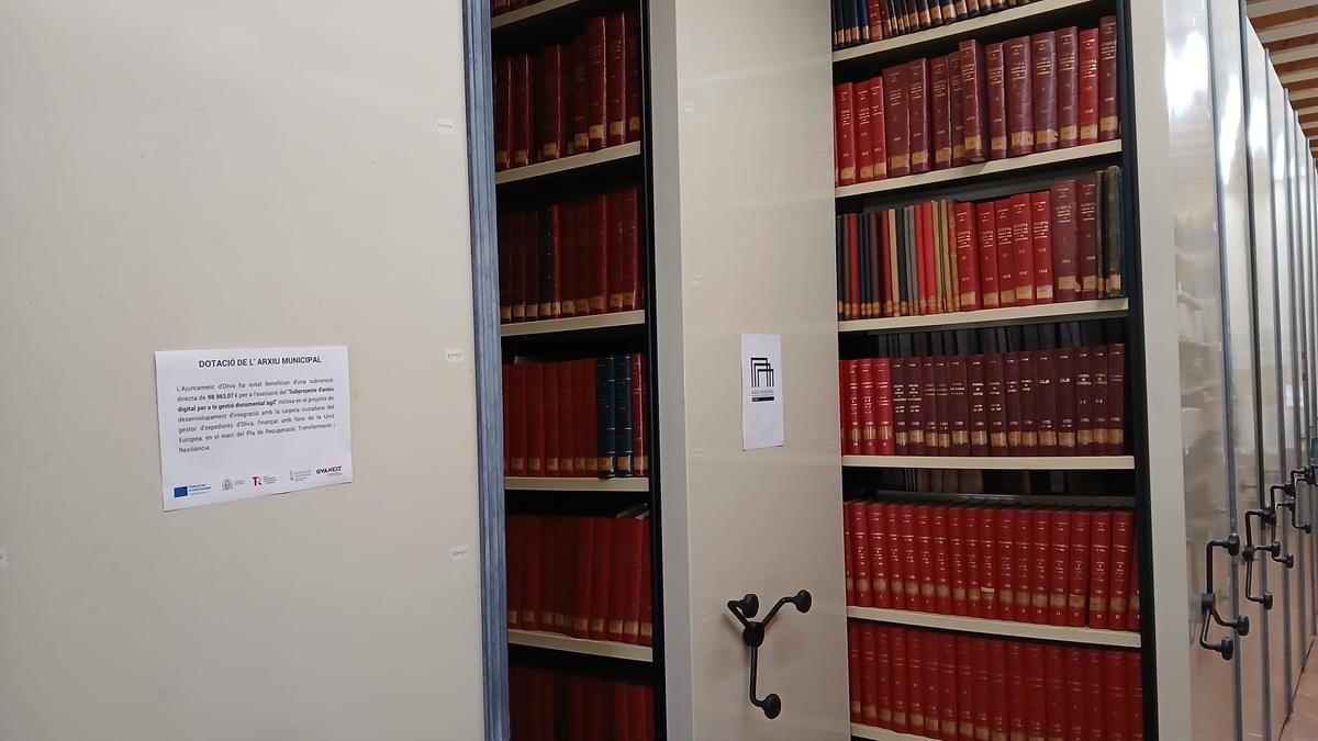 Una imagen de los archivos de Oliva