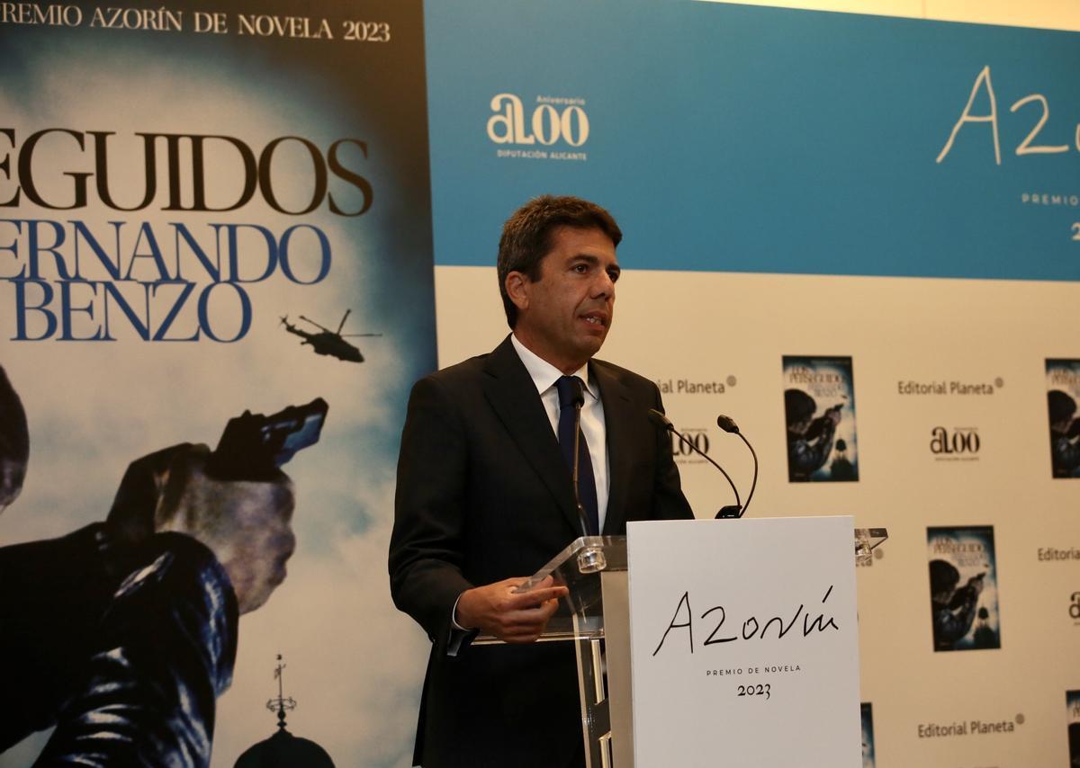 Carlos Mazón, durante la presentación.