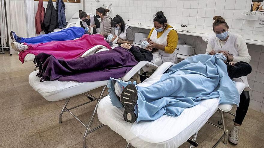 La FP de peluquería se ha implantado este curso en sa Pobla por la demanda de los estudiantes.