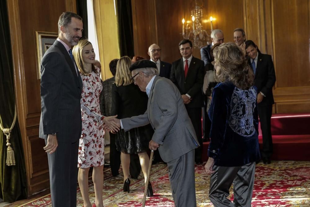 Audiencia de los Reyes con los galardonados con las Medallas de Asturias 2016