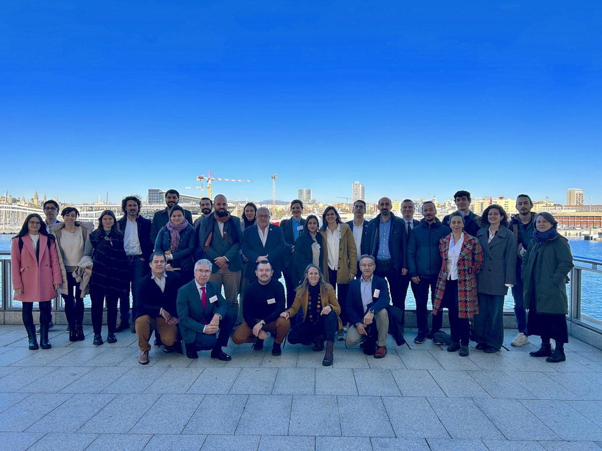 Primer encuentro de los miembros de Green Marine Med en la sede de World Ocean Council en Barcelona.