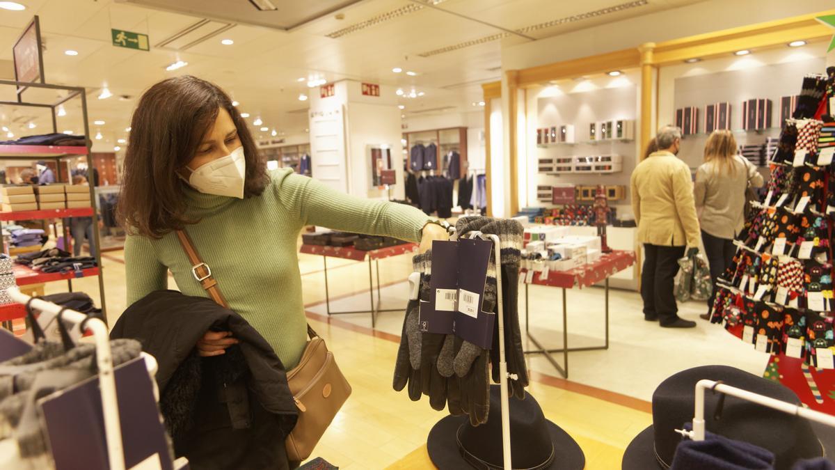 Compras de Navidad en El Corte Inglés de Castelló.