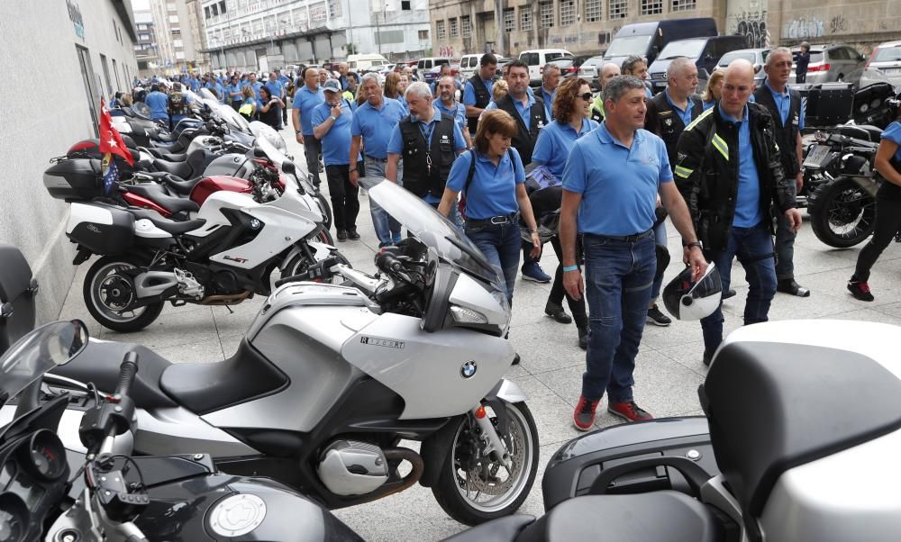 Concentración Motera Motopolis 2018 en Vigo: las motos de los agentes rugen en la ciuda