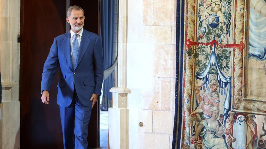 El Rey Felipe VI en el Palacio de la Almudaina.