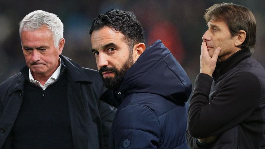 Cuando los entrenadores se meten en problemas: Amorim, Conte, Mourinho