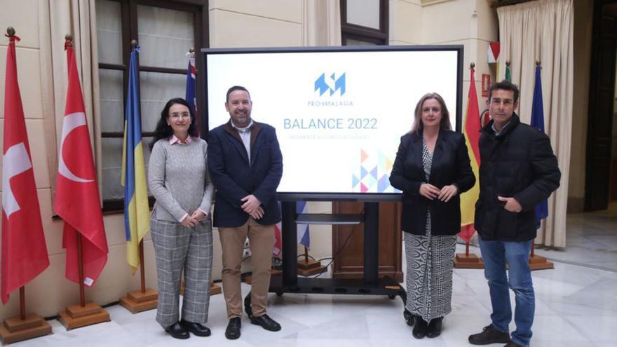 Rosa Sánchez presentó el balance de Promálaga en 2022.