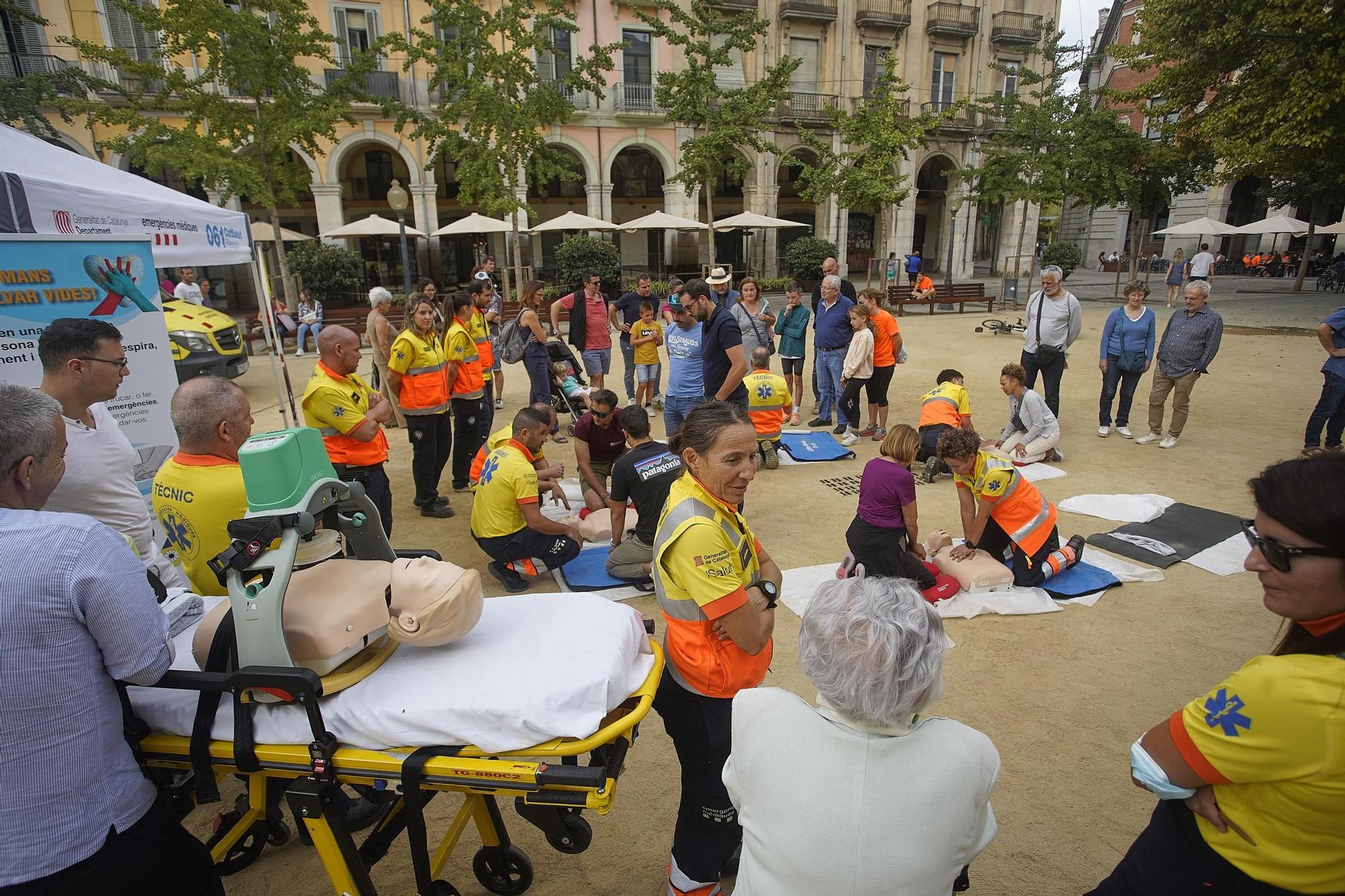 Taller pràctic de reanimació cardiopulmonar a Girona