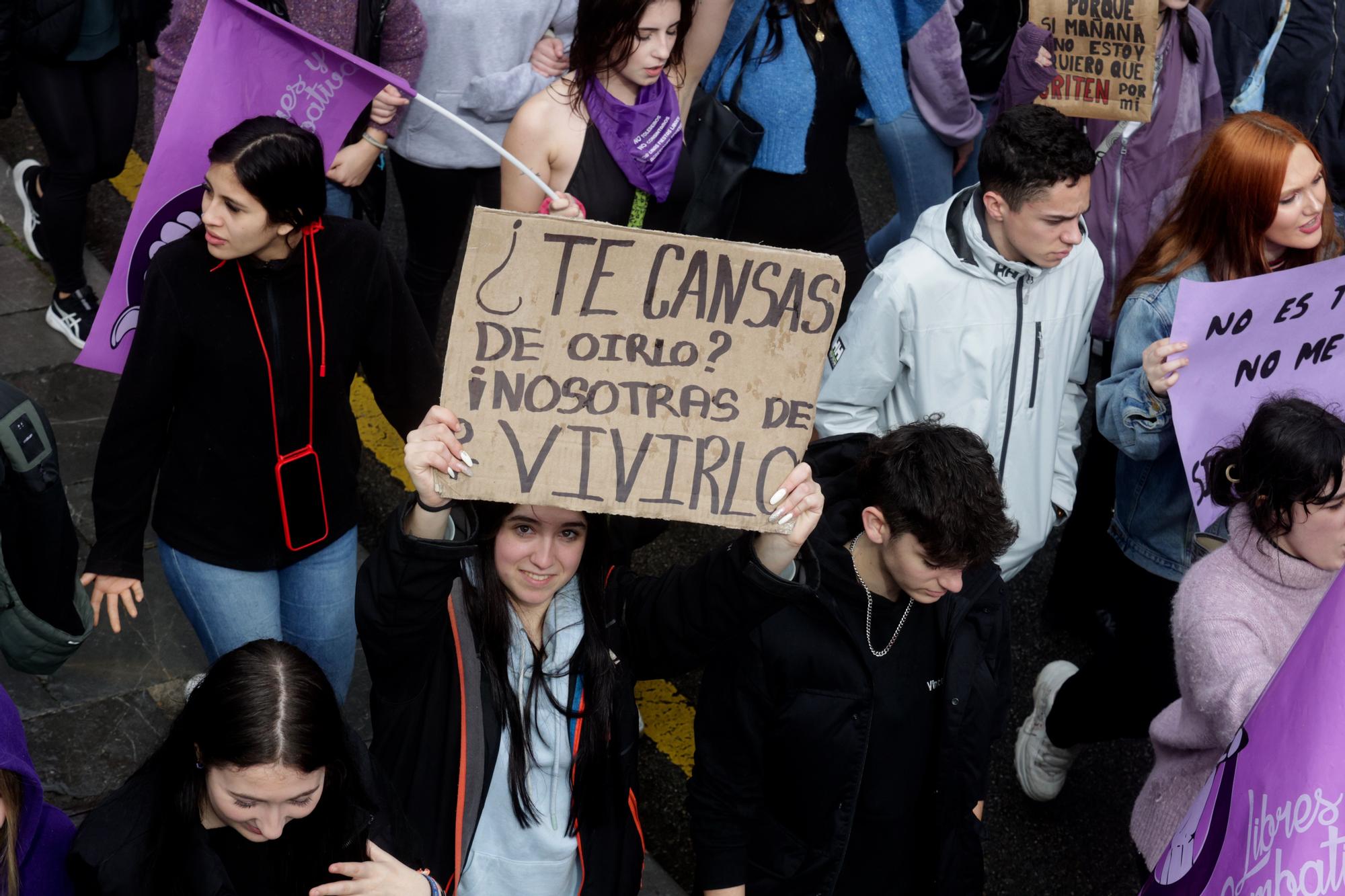 Manifestación del 8M en Oviedo