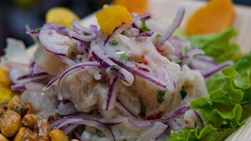 Un ceviche.