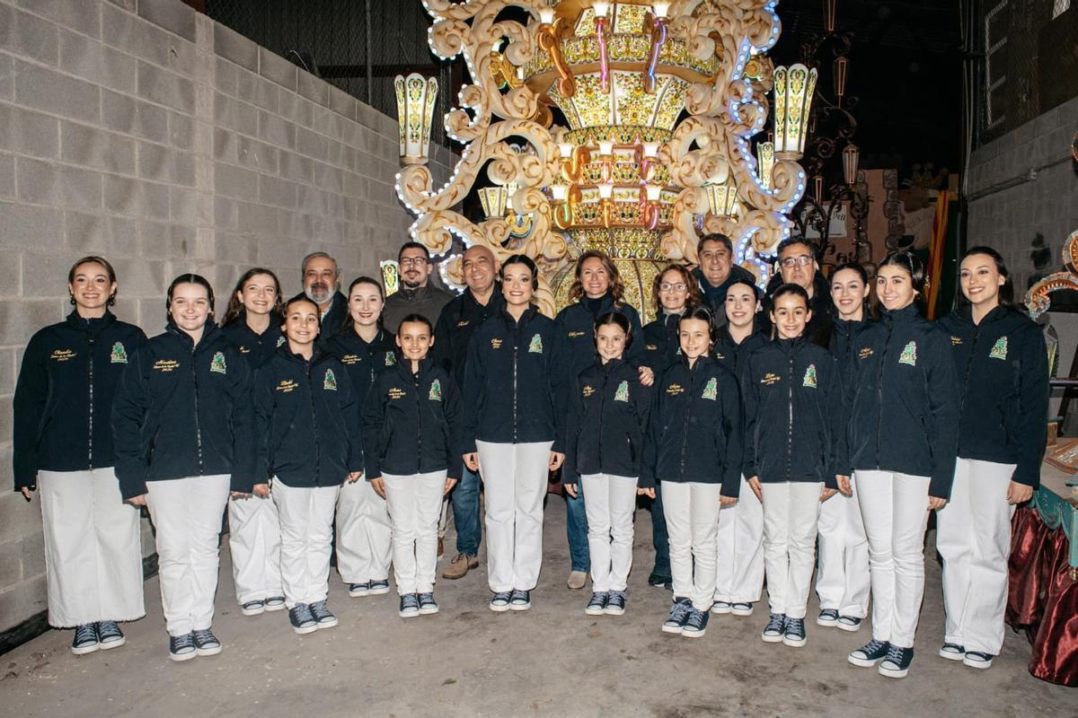 Les autoritats, amb les reines i corts, amb la gaiata de la ciutat