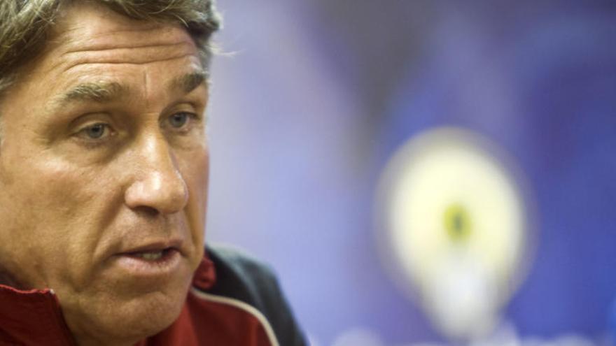 Esteban Vigo, en su etapa como entrenador del Hércules.