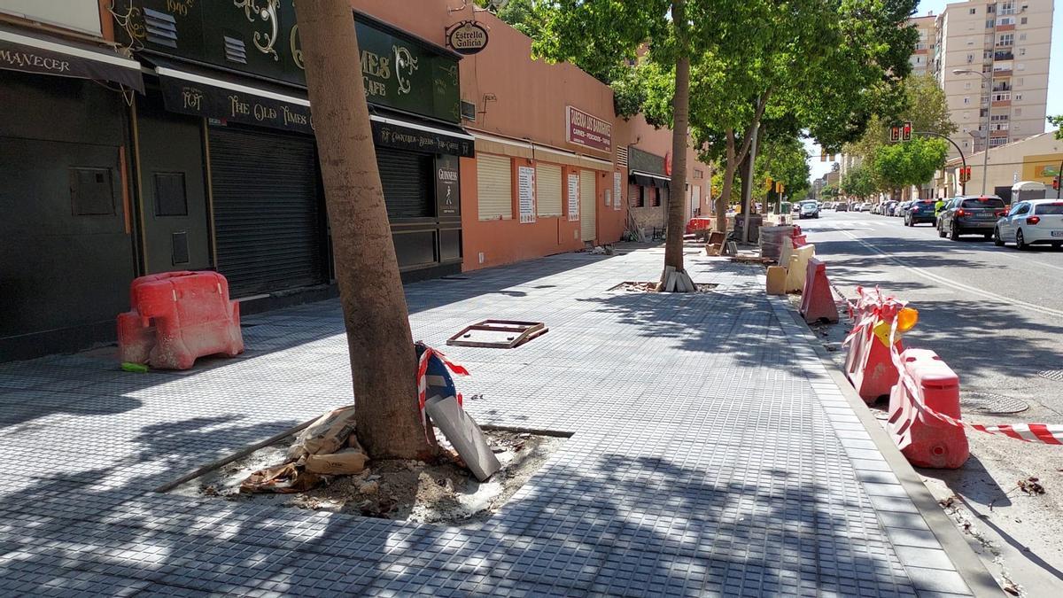 Obras en Carretera de Cádiz