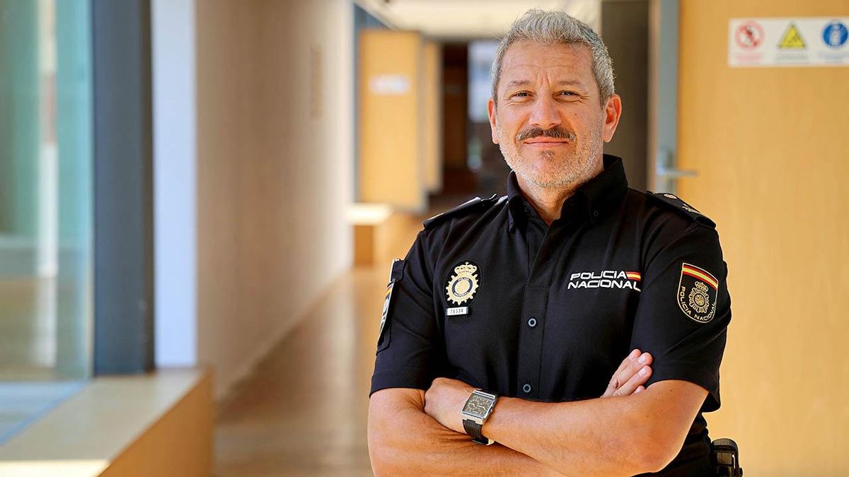 El agente de Participación Ciudadana e integrante del Plan Director, Pelayo Blanco.