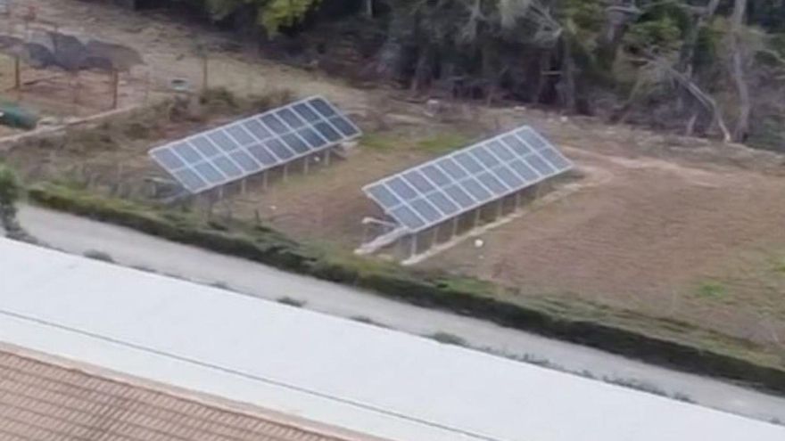 Instalación agrivoltaica de la Universidad de Córdoba (UCO) en Almodóvar del Río.