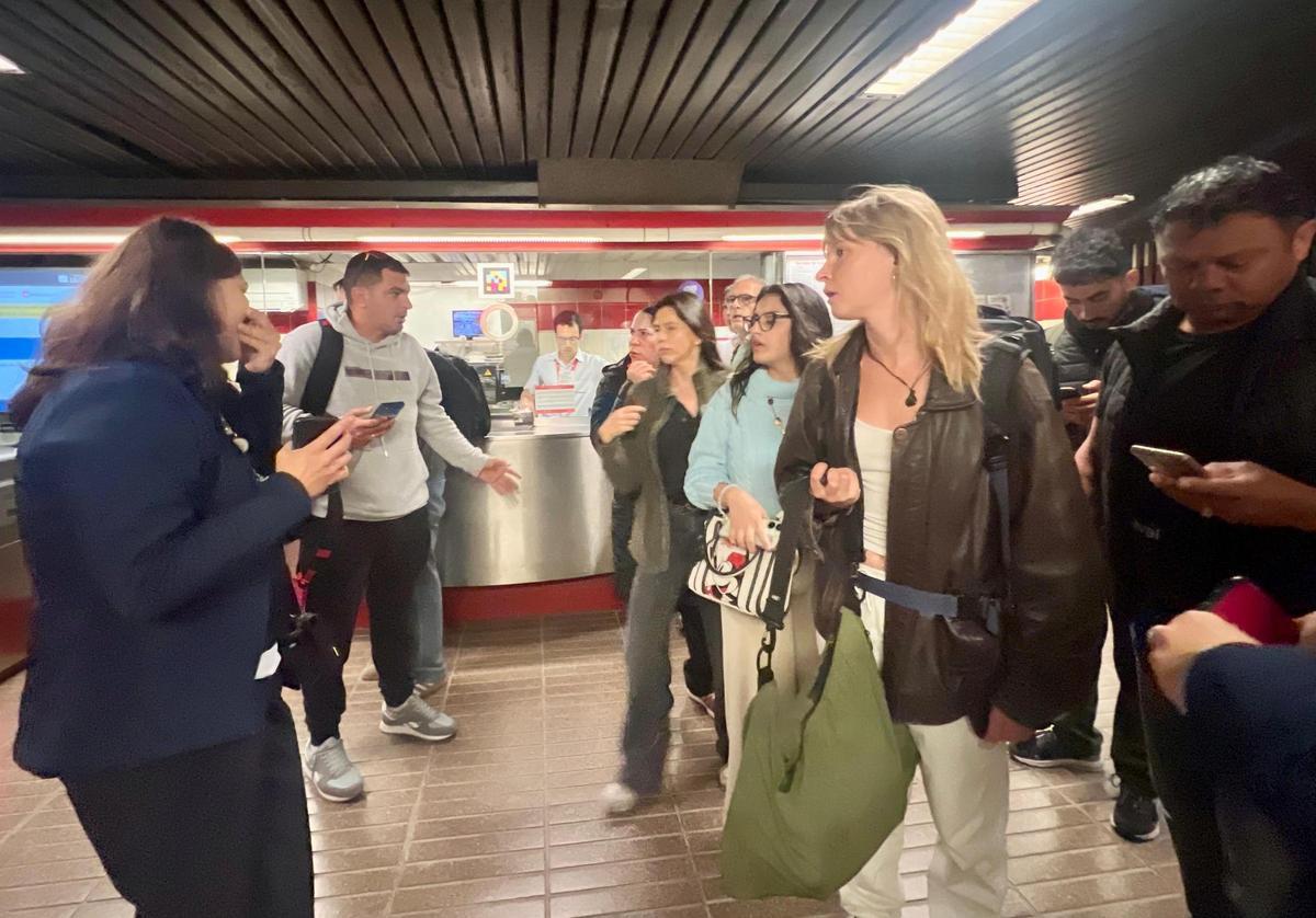 Caos en Metrovalencia: una avería eléctrica interrumpe la circulación en plena jornada de huelga