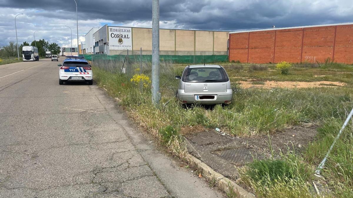 El vehículo en el segundo episodio del incidente.