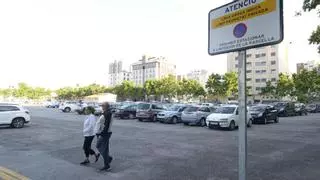 Toma nota porque comienza ya la obra en el párking de la avenida del Mar de Castelló: ¿Podrás seguir aparcando allí?
