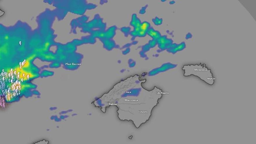 Radar meteorológico en directo | La Aemet aumenta a naranja la alerta en Mallorca