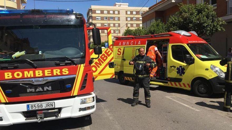 Un herido en el incendio de una casa en Almassora