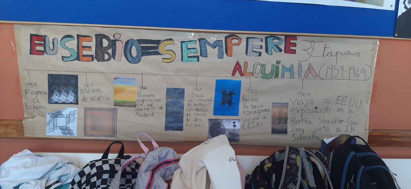 Homenaje a Sempere en el colegio La Aneja de Alicante