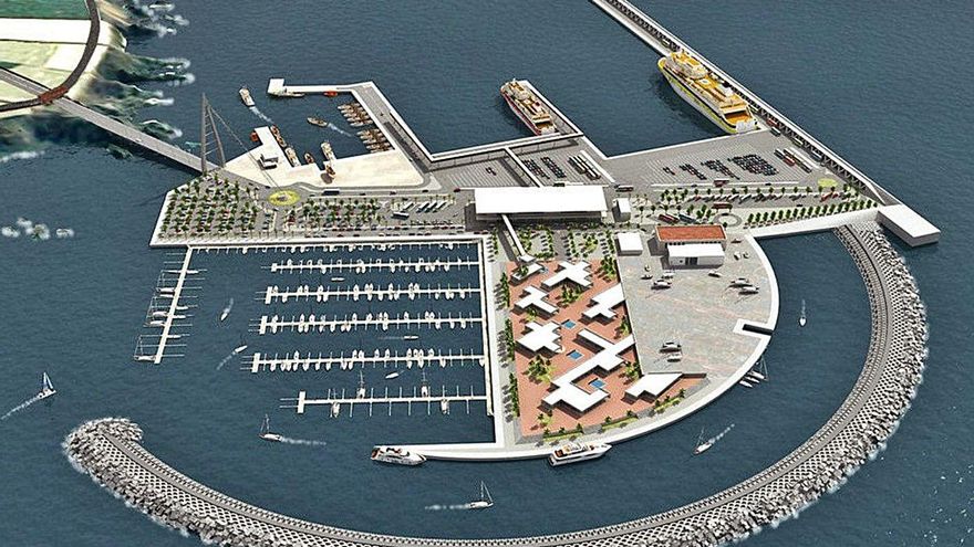 The College of Engineers advocates an exterior dock in Los Cristianos
