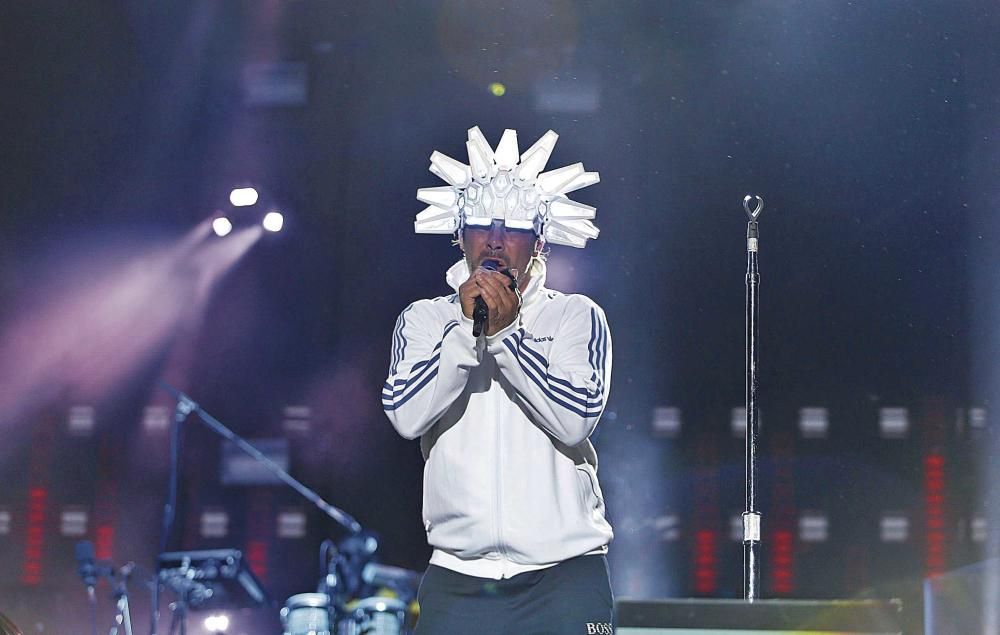 Jamiroquai, a medio gas