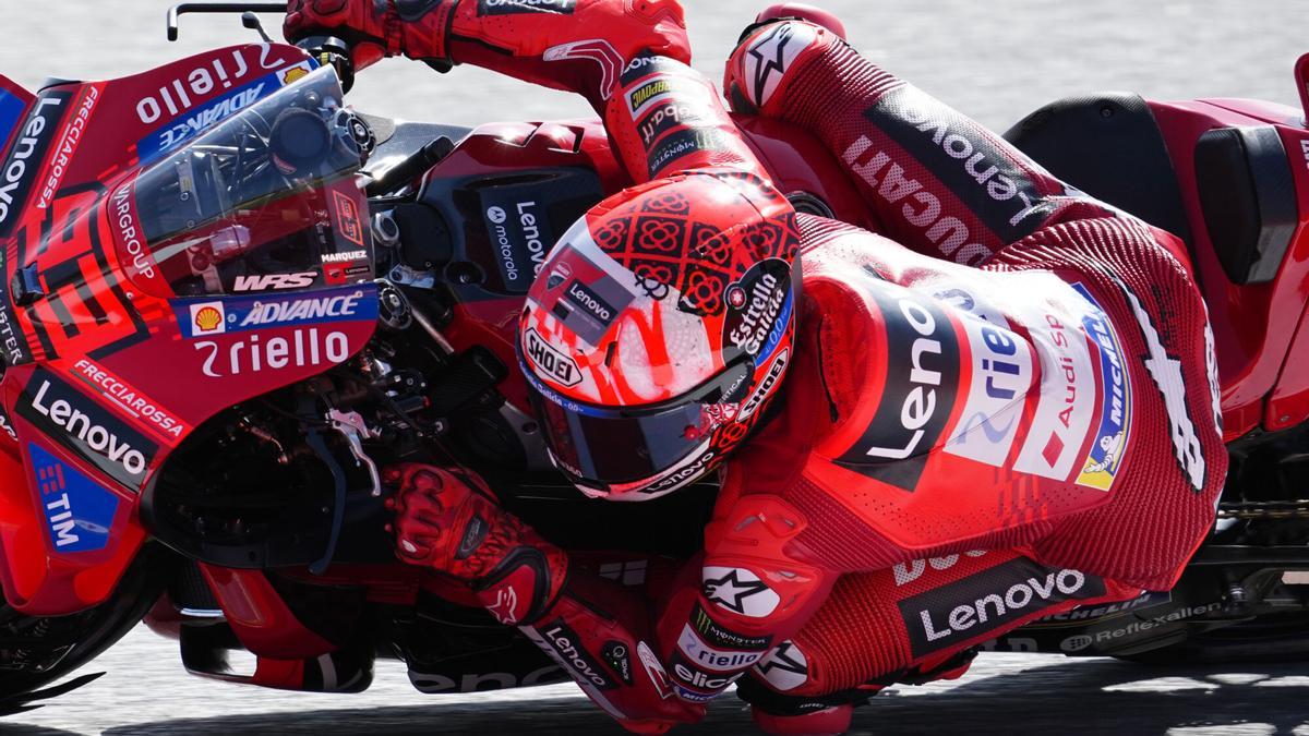 El piloto español de MotoGP Marc Márquez