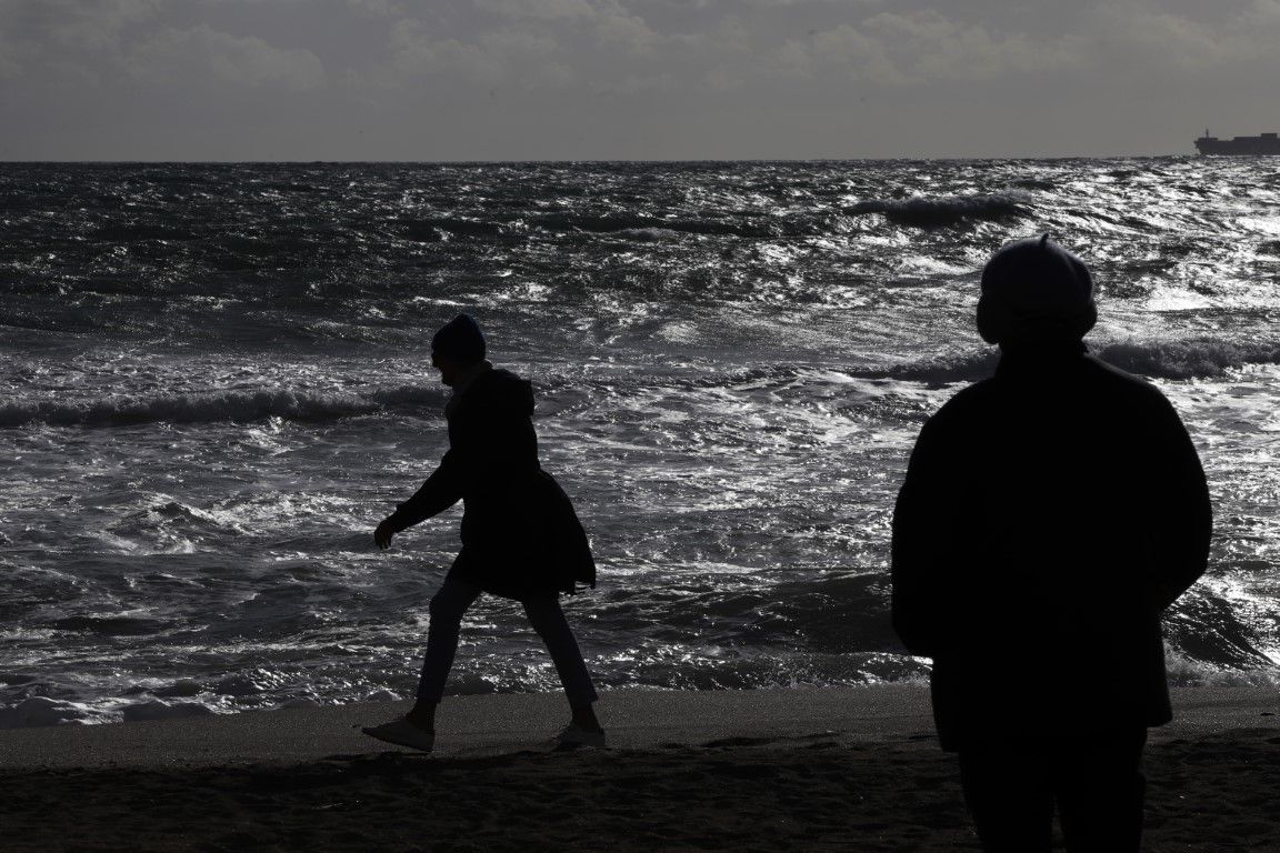 Temporal costero en Málaga, que está en alerta amarilla por viento y oleaje