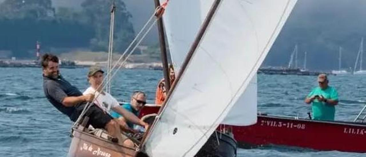 &quot;Chica&quot; y Dorado en plena navegación durante una de las regatas de la Copa Mörling