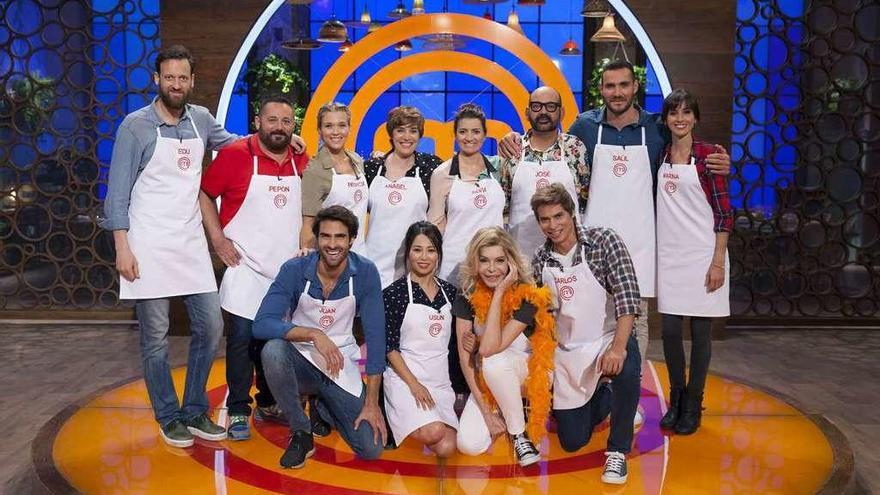 Concursantes de la segunda edición de &#039;Masterchef Celebrity&#039;.