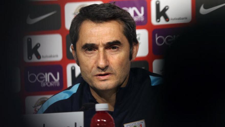 Valverde durante una rueda de prensa.